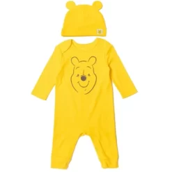 Disney Classics Winnie The Pooh Lion King Tigger Mickey Mouse Minnie Mouse Bambi Cosplay Snap Coverall And Hat Newborn To Infant -Family Style Shop GUEST 594a754f d3f9 4979 840f 67c44a69b632