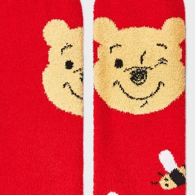 Disney Women's Winnie The Pooh 7 Days Of Cozy Crew Socks - Assorted Colors 4-10 4 Disney Women's Winnie The Pooh 7 Days Of Cozy Crew Socks - Assorted Colors 4-10 - Image 2