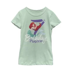 Disney Girl's The Little Mermaid 7th Birthday T-Shirt -Family Style Shop GUEST 5dfc8440 9213 4901 89d9 46b256beb6f7