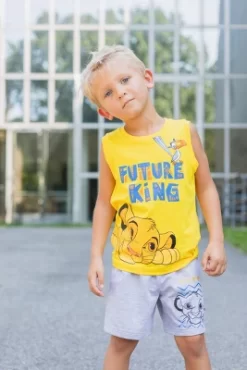 Disney Lion King Pixar Toy Story Mickey Mouse Goofy T-Shirt Tank Top And Shorts 3 Piece Outfit Set Toddler To Big Kid -Family Style Shop GUEST 613021ed b60f 4903 b98b b1813a589b15