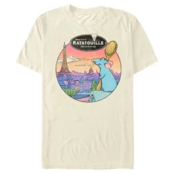 Disney Men's Ratatouille View Of Paris T-Shirt -Family Style Shop GUEST 61a2c8a4 bf45 4f63 b176 324940d11833