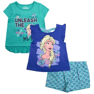 Disney Girl's 3-Pack Fancy Nancy Short Set With Tee, Tank Top And Print Shorts For Toddlers 20 Disney Girl's 3-Pack Fancy Nancy Short Set With Tee, Tank Top And Print Shorts For Toddlers - Image 18