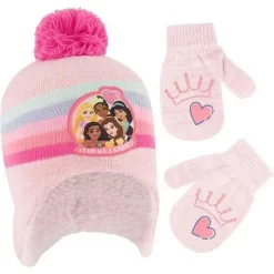 Disney Princess Winter Hat And Kids Mittens/ Gloves Set, Toddlers Age 2-4 -Family Style Shop GUEST 63038287 3d16 4534 b481 262d168bada2