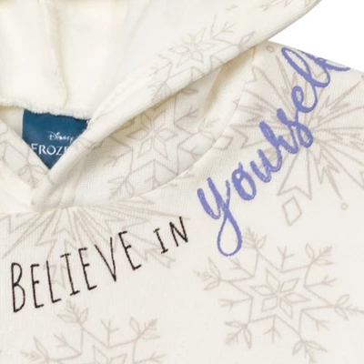 Disney Frozen Elsa Girls Fleece Pullover Crossover Hoodie And Pants Outfit Set Little Kid 7 Disney Frozen Elsa Girls Fleece Pullover Crossover Hoodie And Pants Outfit Set Little Kid - Image 5