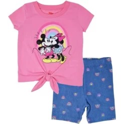 Disney Mickey Mouse & Friends Minnie Mouse Girls Graphic T-Shirt And Shorts Outfit Set Little Kid 24 Disney Mickey Mouse & Friends Minnie Mouse Girls Graphic T-Shirt And Shorts Outfit Set Little Kid -Family Style Shop GUEST 65ce1a3d 1dfd 4ca5 9ac0 35f209f6a82f