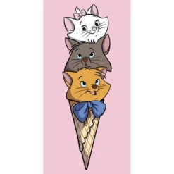 Disney Girl's Aristocats Triple Scoop Kittens T-Shirt