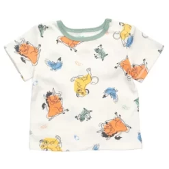 Disney Lion King Simba Timon Pumbaa Baby French Terry Short Overalls T-Shirt And Hat 3 Piece Outfit Set Newborn To Infant -Family Style Shop GUEST 6abf0fcb c170 4cfc b4fd b9cefc9488b5