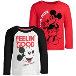 Disney Mickey Mouse 2 Pack T-Shirts Toddler To Big Kid -Family Style Shop GUEST 6b085dc9 6829 47b9 95ef ad506432d828