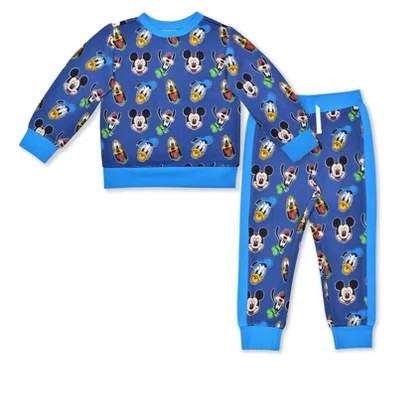 Disney Boy's 2-Pack Mickey Mouse And Friends Long Sleeve Graphic Shirt And Jogger Pant Set For Toddler 8 Disney Boy's 2-Pack Mickey Mouse And Friends Long Sleeve Graphic Shirt And Jogger Pant Set For Toddler - Image 6