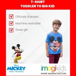 Disney Mickey Mouse T-Shirt Toddler To Big Kid - Valentine's Day, St. Patrick's Day, July 4th, Christmas, Halloween -Family Style Shop GUEST 6fab8af7 1937 42b9 a141 de3d42241c82