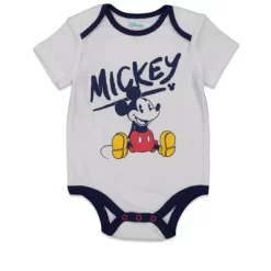 Disney Mickey Mouse Baby Pants Pullover T-Shirt And Bodysuit 4 Piece Layette Set Newborn To Infant -Family Style Shop GUEST 7290a946 87ff 4c15 8818 b3251b0e6b76