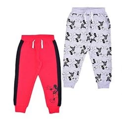 Disney Boy's Mickey Mouse Graphic Print Jogger Pants With Drawstring Waistband, 2 Piece Set For Toddler -Family Style Shop GUEST 744fc7f6 070e 44a3 aedc 221e30961285