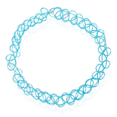 Disney Girls Lilo & Stitch Necklace Trio - 3-Piece Choker Necklace Set With 1 Stretch Necklace And 2 12"+3" Necklaces - Stitch Jewelry For Girls 6 Disney Girls Lilo & Stitch Necklace Trio - 3-Piece Choker Necklace Set With 1 Stretch Necklace And 2 12"+3" Necklaces - Stitch Jewelry For Girls - Image 4