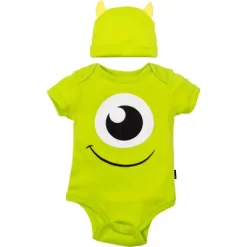 Disney Pixar Monsters Inc. Mike Baby Cuddly Costume Short Sleeve Bodysuit & Hat -Family Style Shop GUEST 74edb2fe 72e4 4779 84e0 58eb4691df9b