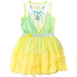 Disney Princess Tiana Tulle Costume Sleeveless Dress Green -Family Style Shop GUEST 7533a047 1388 45bc a067 f8167ab6f16f