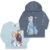 Disney Girl's 2-Pack Frozen Graphic Pullover Sweatshirt And Zip Up Hoodie For Toddlers -Family Style Shop GUEST 7554cbf2 eb95 4b69 9ed2 af1d381c11da