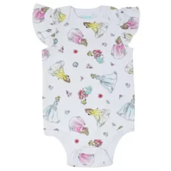 Disney Princess Ariel Belle Cinderella Rapunzel Tiana Snow White Aurora Baby Girls 5 Pack Bodysuits Newborn To Infant -Family Style Shop GUEST 76d6d8fa 0696 4a62 95b4 942d055ee773