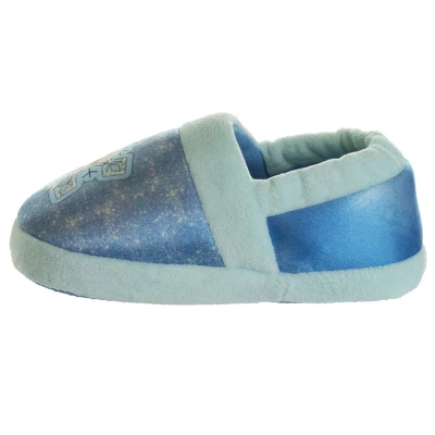 Disney Frozen Girl Slippers - Elsa And Anna Plush Lightweight Warm Comfort Soft Aline House Shoes – Ice Blue (sizes 5-12 Toddler-Little Kid) 6 Disney Frozen Girl Slippers - Elsa And Anna Plush Lightweight Warm Comfort Soft Aline House Shoes – Ice Blue (sizes 5-12 Toddler-Little Kid) - Image 4