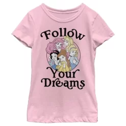Girl's Disney Follow Your Dreams T-Shirt -Family Style Shop GUEST 77d46879 e305 4268 8fae 2a03aaa0ef20