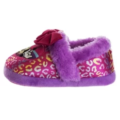 Disney Kids Girl's Minnie Mouse Slippers - Plush Lightweight Warm Comfort Soft Aline House Slippers - Fuchsia Purple (size 5-12 Toddler/Little Kid) -Family Style Shop GUEST 77f84712 dbda 4992 96ad d2844142e243