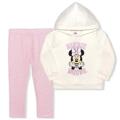 Disney Girl's 2-Pack Minnie Mouse Pullover Hoodie And Patterned Legging Pant Set Variety For Toddler -Family Style Shop GUEST 786ed31f f114 468d 86ad 6c69f3236e26