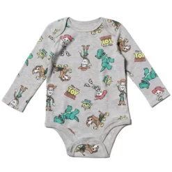 Disney Pixar Toy Story Alien Bullseye Rex Woody Jessie Buzz Lightyear Baby 4 Pack Bodysuits Newborn To Infant -Family Style Shop GUEST 7972e2ec abbe 4325 ba9d 4cf24a9855e2
