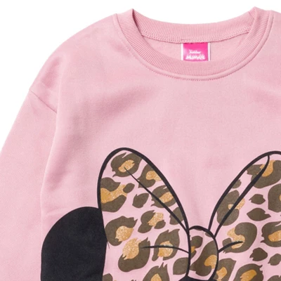 Disney Lilo & Stitch Minnie Mouse Girls Fleece Sweatshirt And Jogger Pants Little Kid To Big Kid 6 Disney Lilo & Stitch Minnie Mouse Girls Fleece Sweatshirt And Jogger Pants Little Kid To Big Kid - Image 4