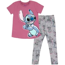 Disney Lilo & Stitch Girls T-Shirt And Leggings Outfit Set Little Kid To Big Kid -Family Style Shop GUEST 7ab5e7ac c024 4fb0 8fd9 29c62e34c83a