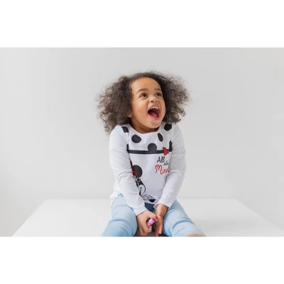 Disney Frozen Minnie Mouse Raya And The Last Dragon Princess Anna Queen Elsa Girls 2 Pack T-Shirts Toddler To Big Kid 3 Disney Frozen Minnie Mouse Raya And The Last Dragon Princess Anna Queen Elsa Girls 2 Pack T-Shirts Toddler To Big Kid