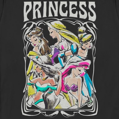 Women's Disney Princess Sketch Poster T-Shirt 3 Women's Disney Princess Sketch Poster T-Shirt