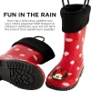 Disney Minnie Mouse Girl's Rain Boots With Soft Removable Liner, Toddler ( 1-4 Years) -Family Style Shop GUEST 7c9f550d 1cbd 4778 8e6f a8776bc584cd