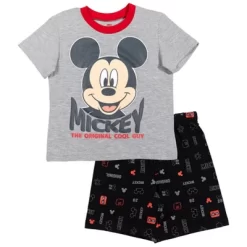 Disney Mickey Mouse Toddler Boys French Terry 4 Piece Mix N' Match T-Shirt Shorts Set -Family Style Shop GUEST 7cef8dca 3f88 433b a59a 194d84f21d0d
