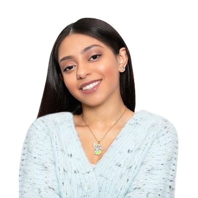 Disney Girls Lilo & Stitch Gold Plated Necklace With Stitch Pendant - Stitch Gifts Jewelry, 16 + 2'' 4 Disney Girls Lilo & Stitch Gold Plated Necklace With Stitch Pendant - Stitch Gifts Jewelry, 16 + 2'' - Image 2