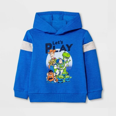 Disney Toddler Boys' 4pc Toy Story Fleece Top And Jogger Set - Blue/Light Gray/Green 5 Disney Toddler Boys' 4pc Toy Story Fleece Top And Jogger Set - Blue/Light Gray/Green - Image 3