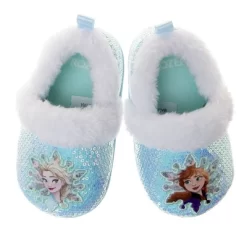 Disney Frozen "Happy Sisters" Toddler Girls' Dual Sizes Slippers -Family Style Shop GUEST 8144c014 99a7 420d 8fbe 54eea76241a2