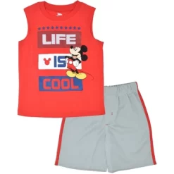 Disney Mickey Mouse Athletic Tank Top And Mesh Shorts Toddler To Little Kid 21 Disney Mickey Mouse Athletic Tank Top And Mesh Shorts Toddler To Little Kid -Family Style Shop GUEST 82c1f5d3 f5a3 4b25 9d0a 24fc904a9477