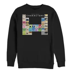Disney Men's Pixar Character Periodic Table Sweatshirt -Family Style Shop GUEST 83c59d8f b1c9 4693 8f88 45be4ede72d7