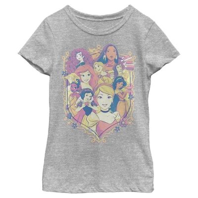 Girl's Disney Collage Emblem T-Shirt 7 Girl's Disney Collage Emblem T-Shirt - Image 5