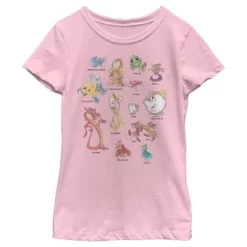 Girl's Disney Sidekicks Sketch T-Shirt -Family Style Shop GUEST 85e6c493 60b7 4849 abdb e0f8820e94c9