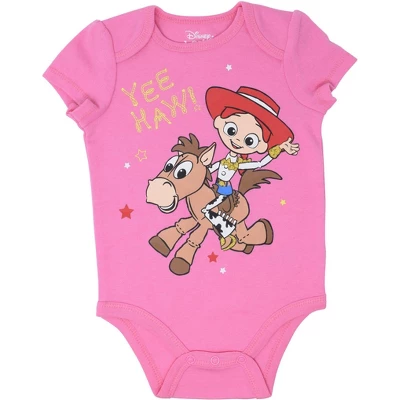 Disney Pixar Toy Story Jessie Bo Peep Baby Girls 5 Pack Bodysuits Newborn To Infant 6 Disney Pixar Toy Story Jessie Bo Peep Baby Girls 5 Pack Bodysuits Newborn To Infant - Image 4