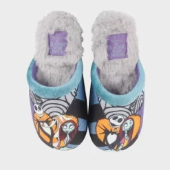 Women's Disney The Nightmare Before Christmas Slippers - Black -Family Style Shop GUEST 8bb04a7a d055 4d92 82c8 1907ba6910a4