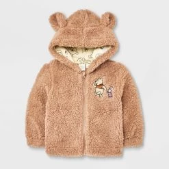 Baby Disney Winnie The Pooh Sherpa Zip-Up Sweatshirt - Tan -Family Style Shop GUEST 8c4b8a76 5852 43d8 ad84 f2c42b067e0b
