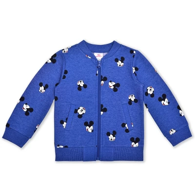 Disney Boy's 3-Pack Mickey Mouse Graphic Zip Up Jacket, Graphic Raglan Tee And Jogger Pant Set For Toddler 3 Disney Boy's 3-Pack Mickey Mouse Graphic Zip Up Jacket, Graphic Raglan Tee And Jogger Pant Set For Toddler