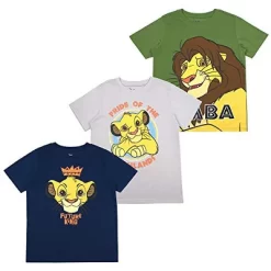 Disney Boy's 3-Pack Graphic Tee Variety |Cars, Incredibles, Simba, Kion, Maui, Mickey Mouse, Muppets, Toy Story, Puppy Dog Pals For Toddler -Family Style Shop GUEST 8cc467a9 9d4c 4fb9 89aa d072d23aef41