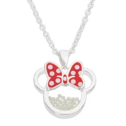 Disney Minnie Mouse Womens Silver Plated Birthstone Shaker Necklace, 18+2" 20 Disney Minnie Mouse Womens Silver Plated Birthstone Shaker Necklace, 18+2" -Family Style Shop GUEST 8db1a36a 90cb 4ef1 bec4 6c28108e1624