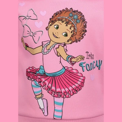 Disney Fancy Nancy Girls Fashion Pullover Fleece Hoodie & Leggings 10 Disney Fancy Nancy Girls Fashion Pullover Fleece Hoodie & Leggings - Image 8