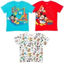 Disney Mickey Mouse 3 Pack Pullover T-Shirts Toddler To Little Kid -Family Style Shop GUEST 9032750c 571a 462c a8a3 6173c356fd33
