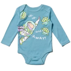 Disney Pixar Toy Story Alien Bullseye Rex Woody Jessie Buzz Lightyear Baby 4 Pack Bodysuits Newborn To Infant -Family Style Shop GUEST 9276e4cd 2bb3 4533 83bc 63db7dfd9557
