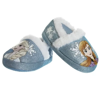 Disney Frozen 2 Elsa And Anna Girls Slippers - Plush Lightweight Warm Comfort Soft Aline House Slippers - Purple Ana Elsa (Sizes 5 - 8 Toddler/Little Kid) 4 Disney Frozen 2 Elsa And Anna Girls Slippers - Plush Lightweight Warm Comfort Soft Aline House Slippers - Purple Ana Elsa (Sizes 5 - 8 Toddler/Little Kid) - Image 2