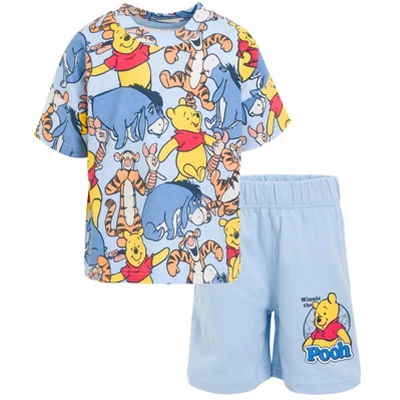 Disney Mickey Mouse Winnie The Pooh Donald Duck Pluto Piglet Tigger Graphic T-Shirt And Shorts Set Infant To Big Kid 9 Disney Mickey Mouse Winnie The Pooh Donald Duck Pluto Piglet Tigger Graphic T-Shirt And Shorts Set Infant To Big Kid - Image 7